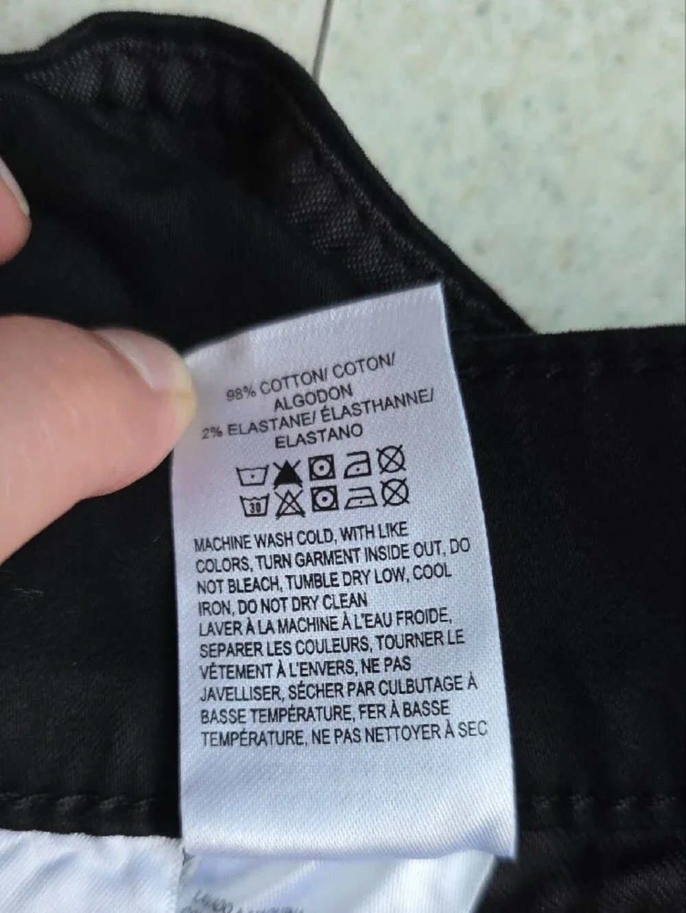 NWT Lucky Brand 121 Slim Straight Chino Style Pants Mens Black Size 32x30